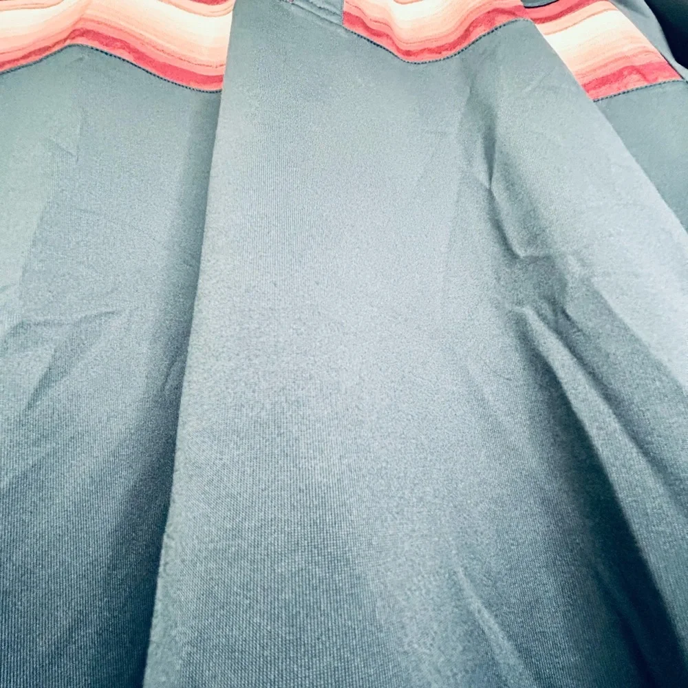 All in Motion Men's Navy Striped Polo Shirt, Size Large - Picture 13 of 13